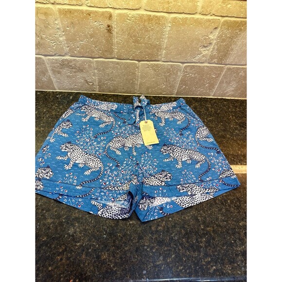 Printfresh Bagheera 100% Cotton Lounge Boxer Shorts indigo Size L NWT - Picture 2 of 4